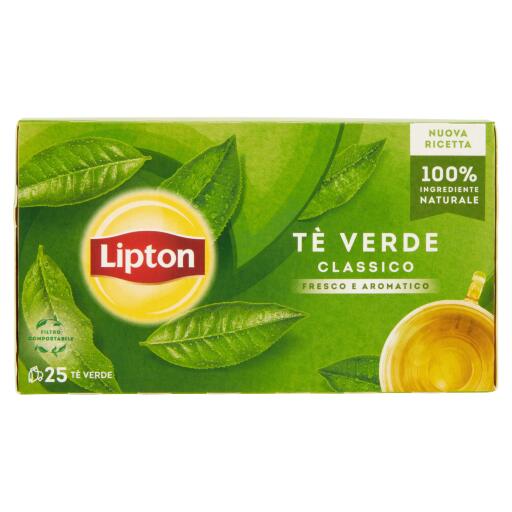 Tè verde Lipton 25 filtri
