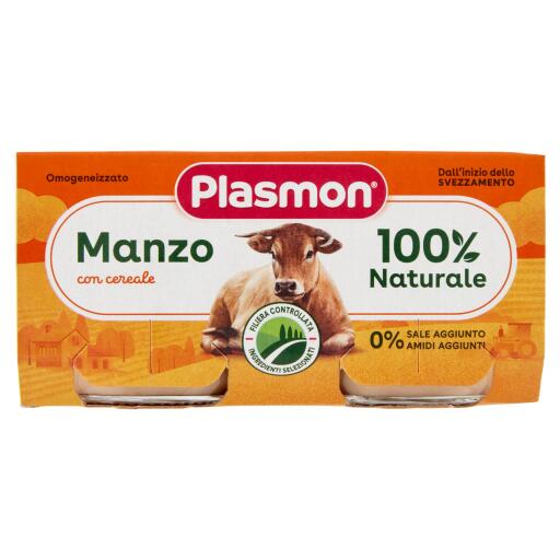 Omogeneizzato Plasmon 2x80g manzo