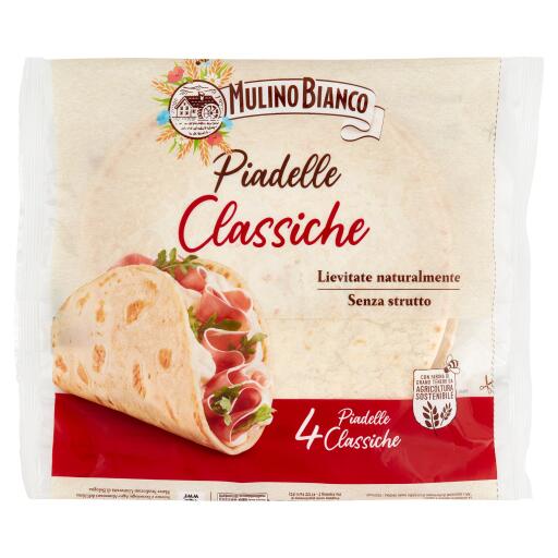Piadelle arrotolate 4 pezzi 300g Mulino Bianco Barilla