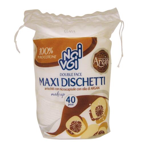 Maxi dischetti levatrucco ovali 40 pezzi argan Noi&Voi