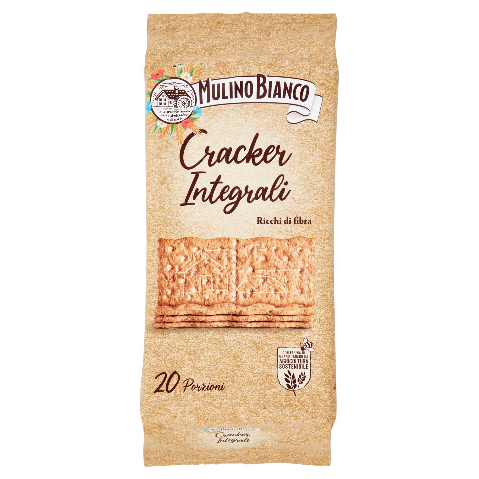 Cracker Sfoglia di Grano con farina integrale 500g Mulino Bianco