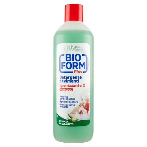 Detergente pavimenti igienizzante + alcool 1,5 litri Bioform