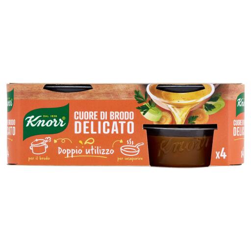 Cuore di brodo delicato 4x28g Knorr