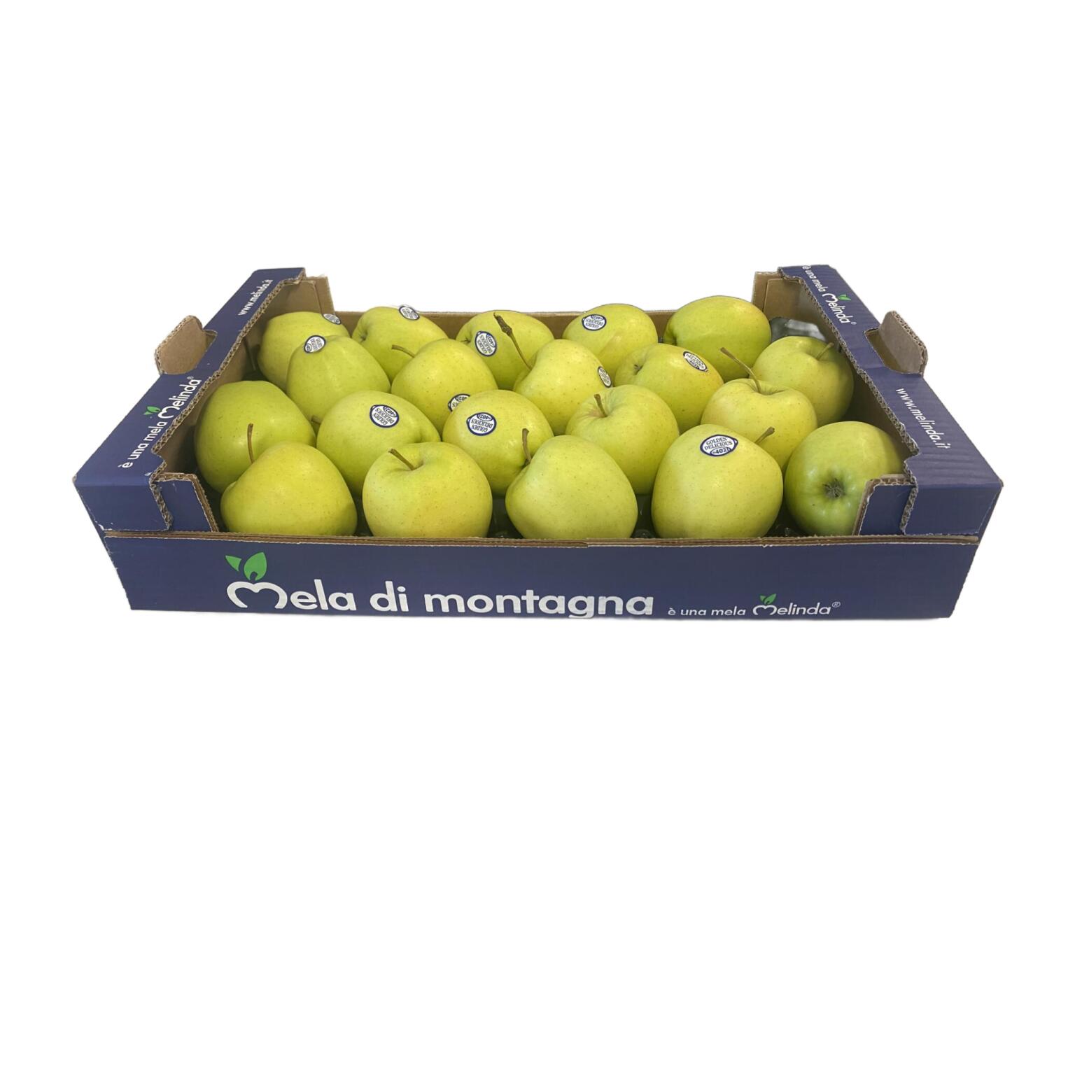 Mele Golden di Montagna a cassa