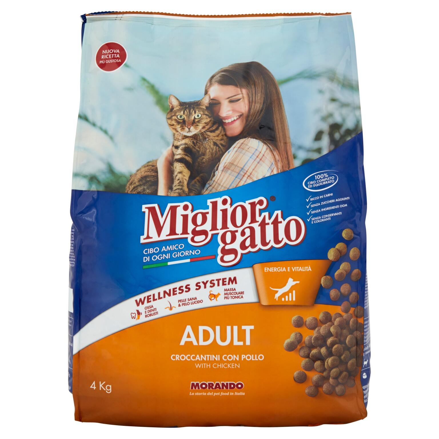 Migliorgatto crocchette cocktail 4Kg Morando