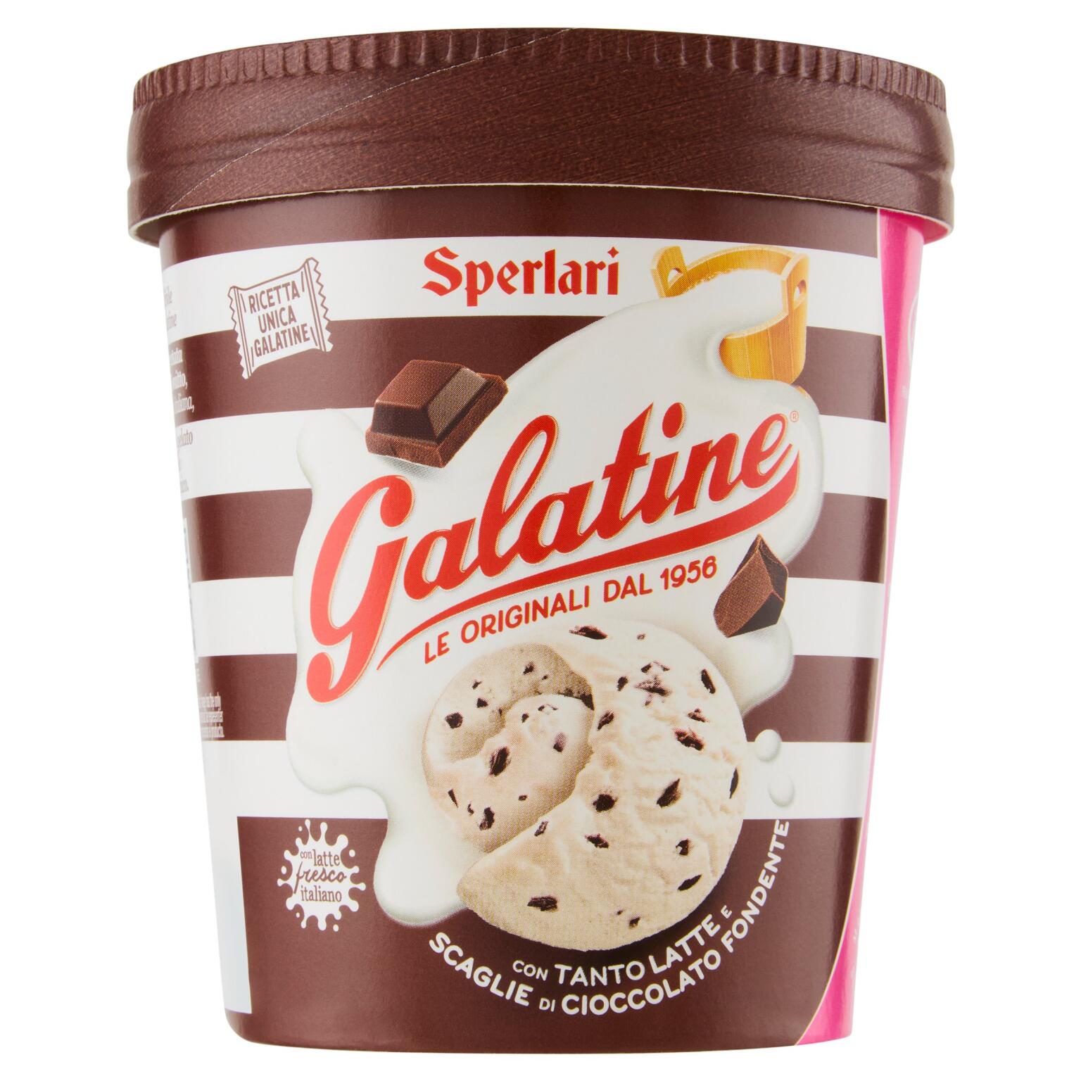 Gelato al gusto Galatine Stracciatella con scaglie di cioccolato fondente 275g Tonitto