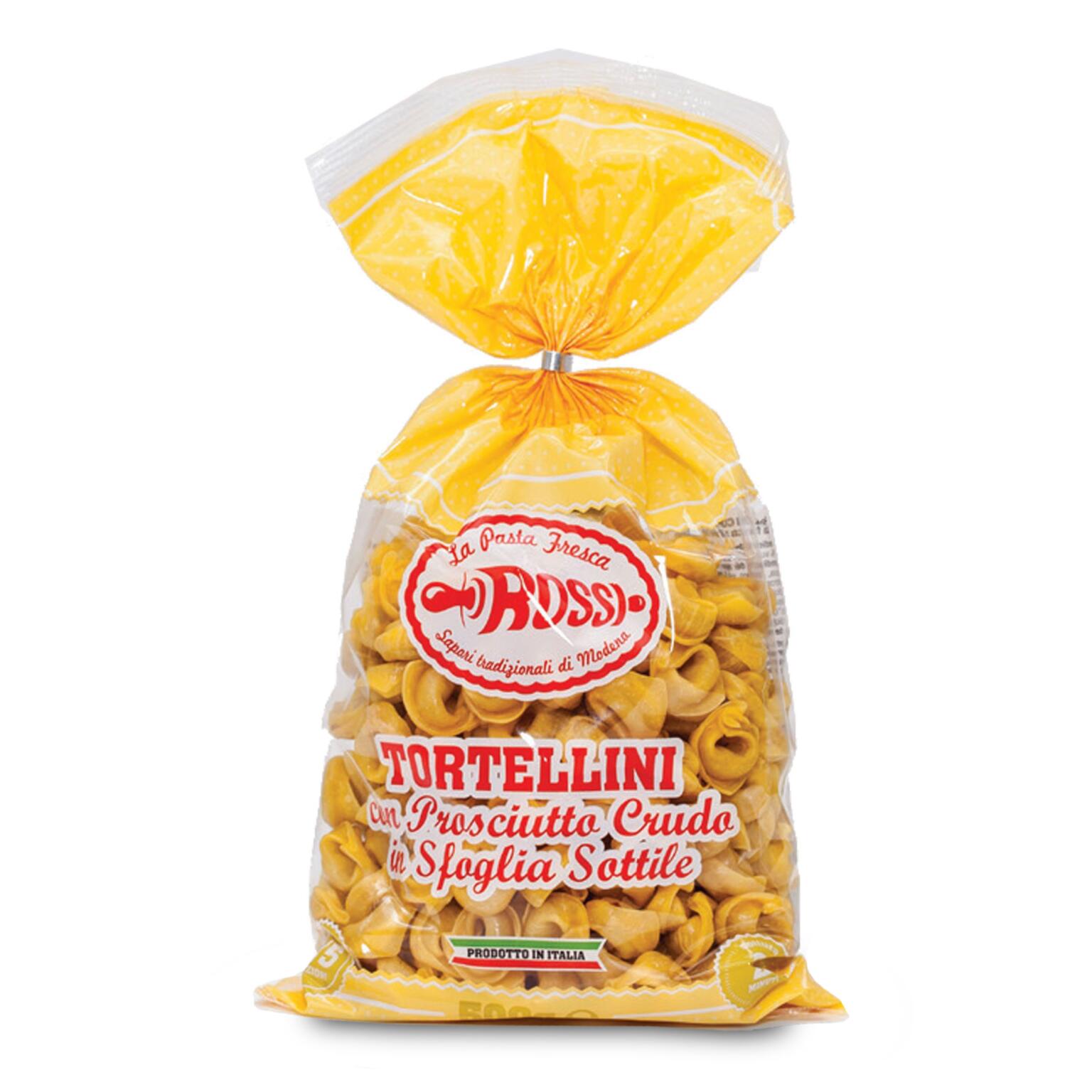 Tortellini al prosciutto crudo in sfoglia sottile 500g Rossi