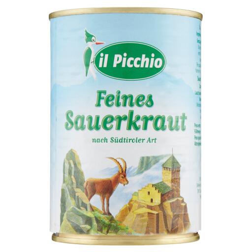 Crauti al naturale ricetta dell'Alto Adige 400g il Picchio