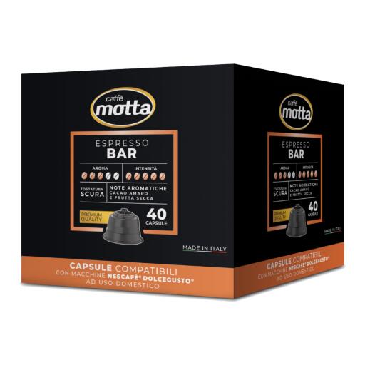 40 Capsule Espresso Bar Motta compatibile Dolcegusto