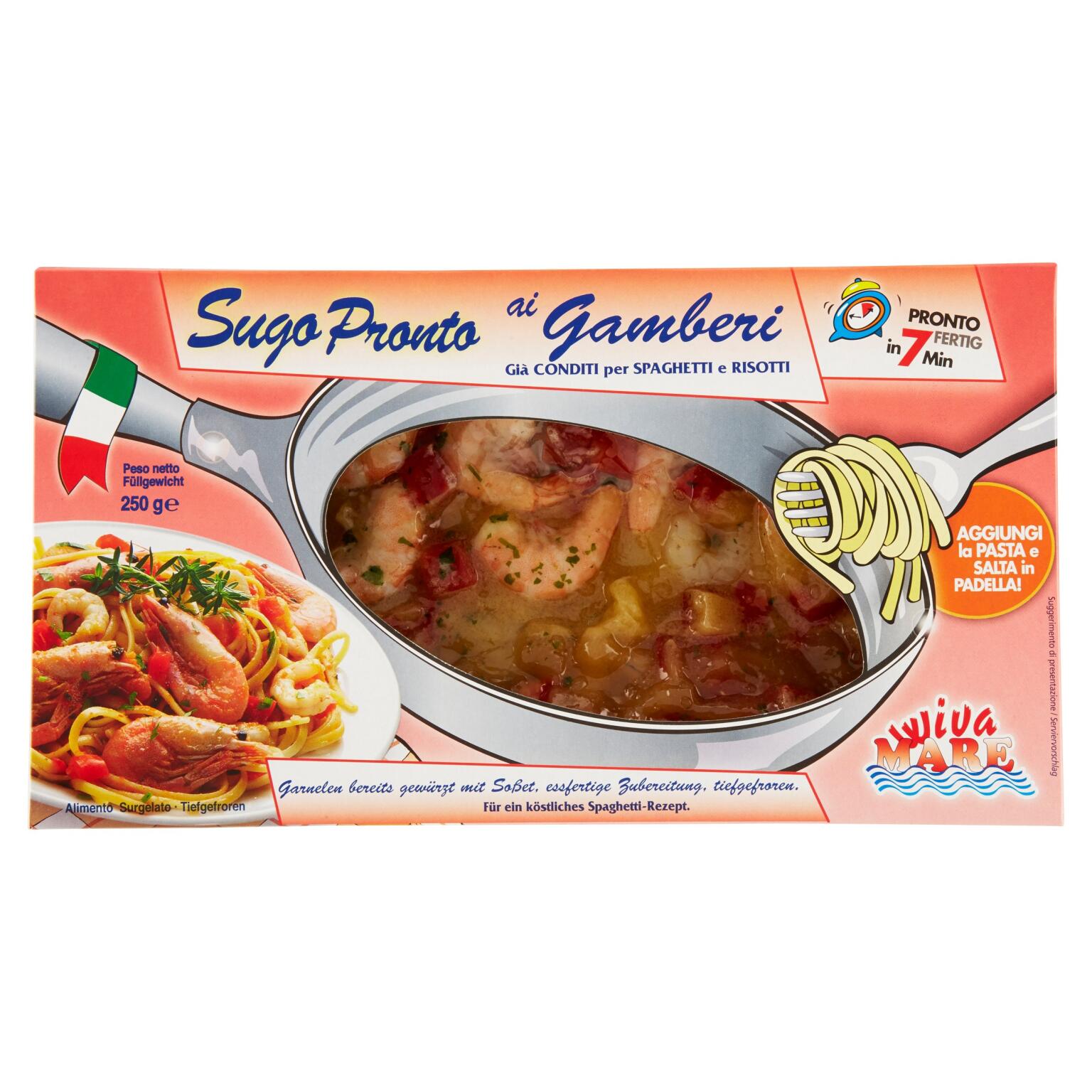 Sugo pronto ai Gamberi 250g Wivamare