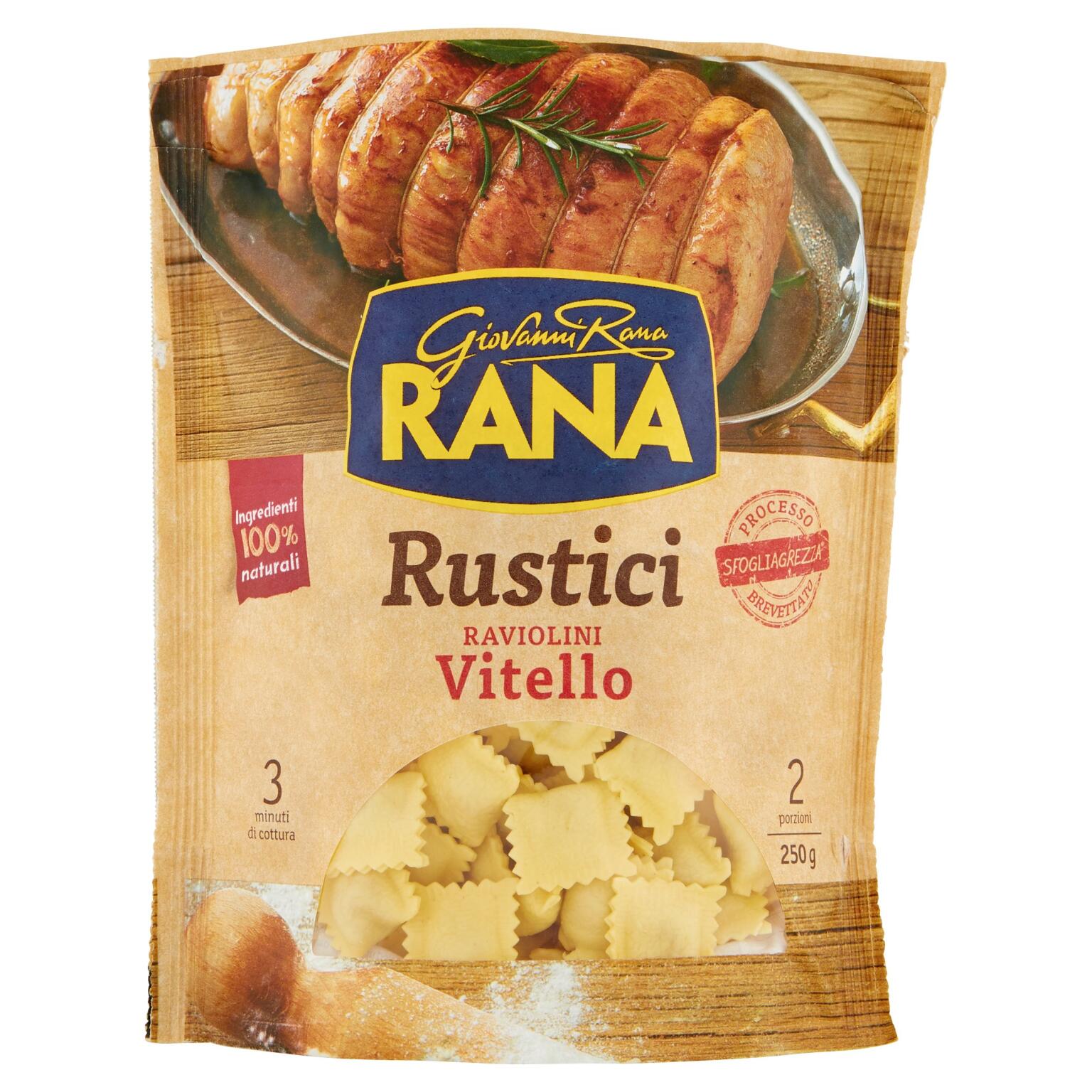 Raviolini carne I rustici 250g Giovanni Rana