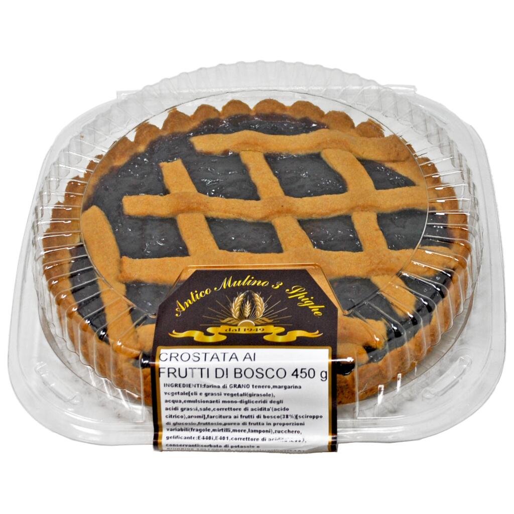 Crostata ai frutti di bosco 450g Antico Mulino 3 Spighe