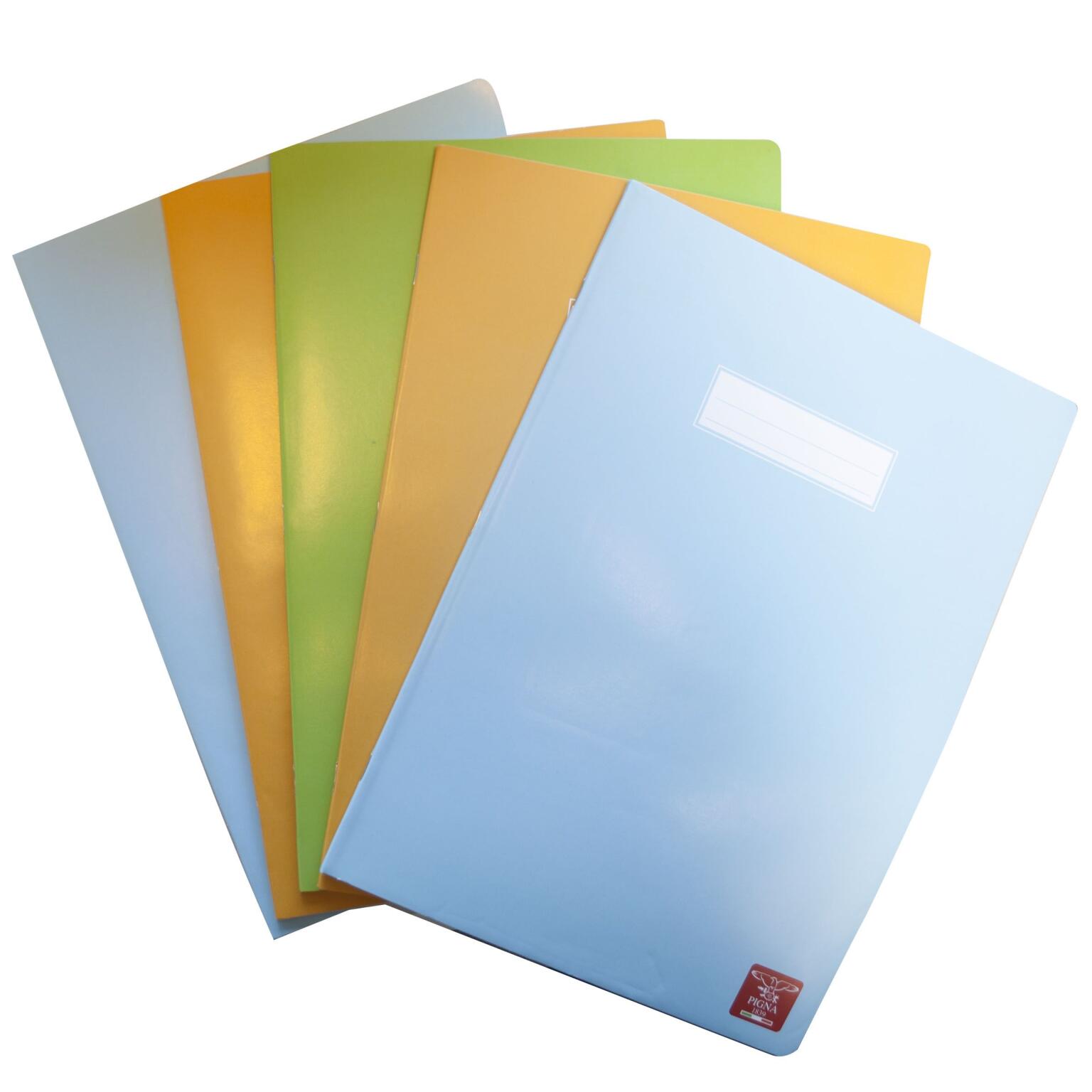 Quaderno maxi bambini 40fogli 80g 5 pezzi Pigna   righe A con margine colori assortiti
