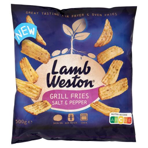 Patate grill Fries Salt & Pepper da 500g Lamb Weston