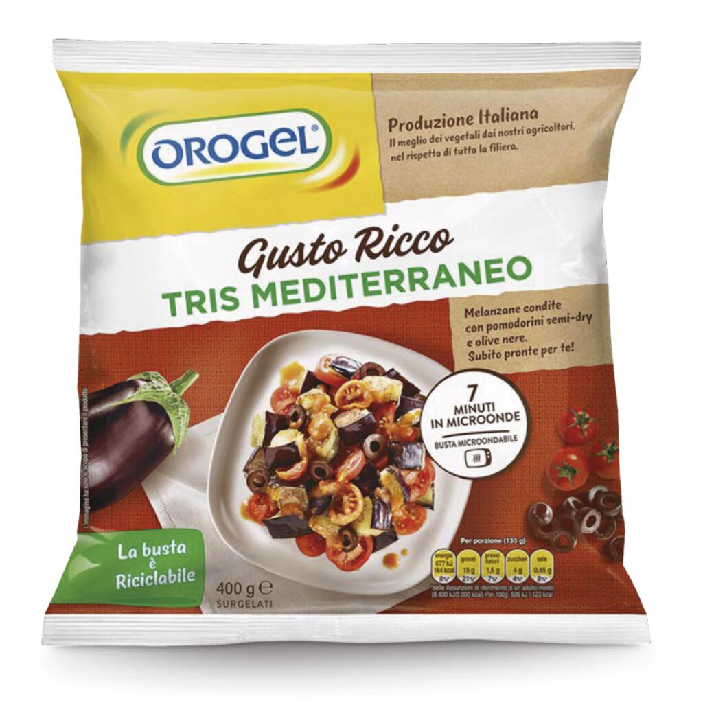 Tris mediterraneo gusto ricco da 400g Orogel