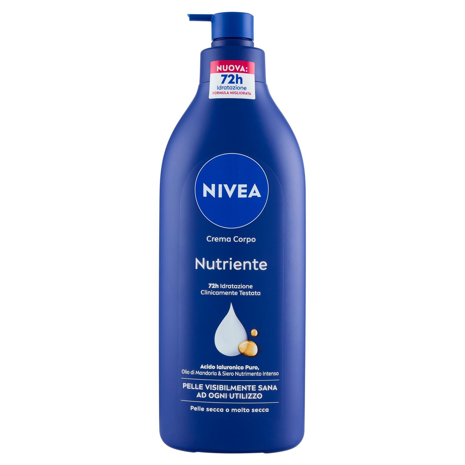 Crema corpo nutriente intensivo olio di mandorla 500ml Nivea