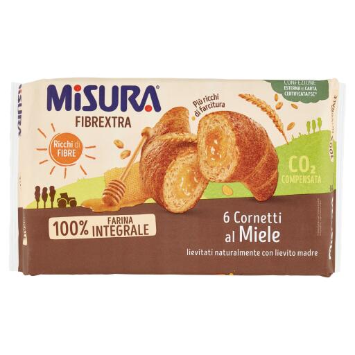 Cornetti fibrextra miele 308g Misura