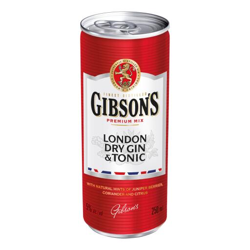 Gin&Tonic 250ml Gibson's lattina