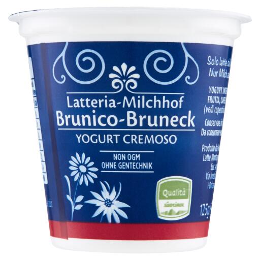 Yogurt Bianco Intero 125g Latteria Brunico