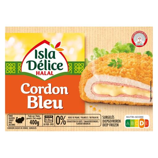 Cordon Bleu di Tacchino Halal 400g Isla Deli