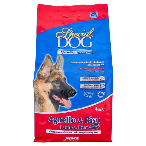 Croccantini special dog agnello e riso 4Kg Monge