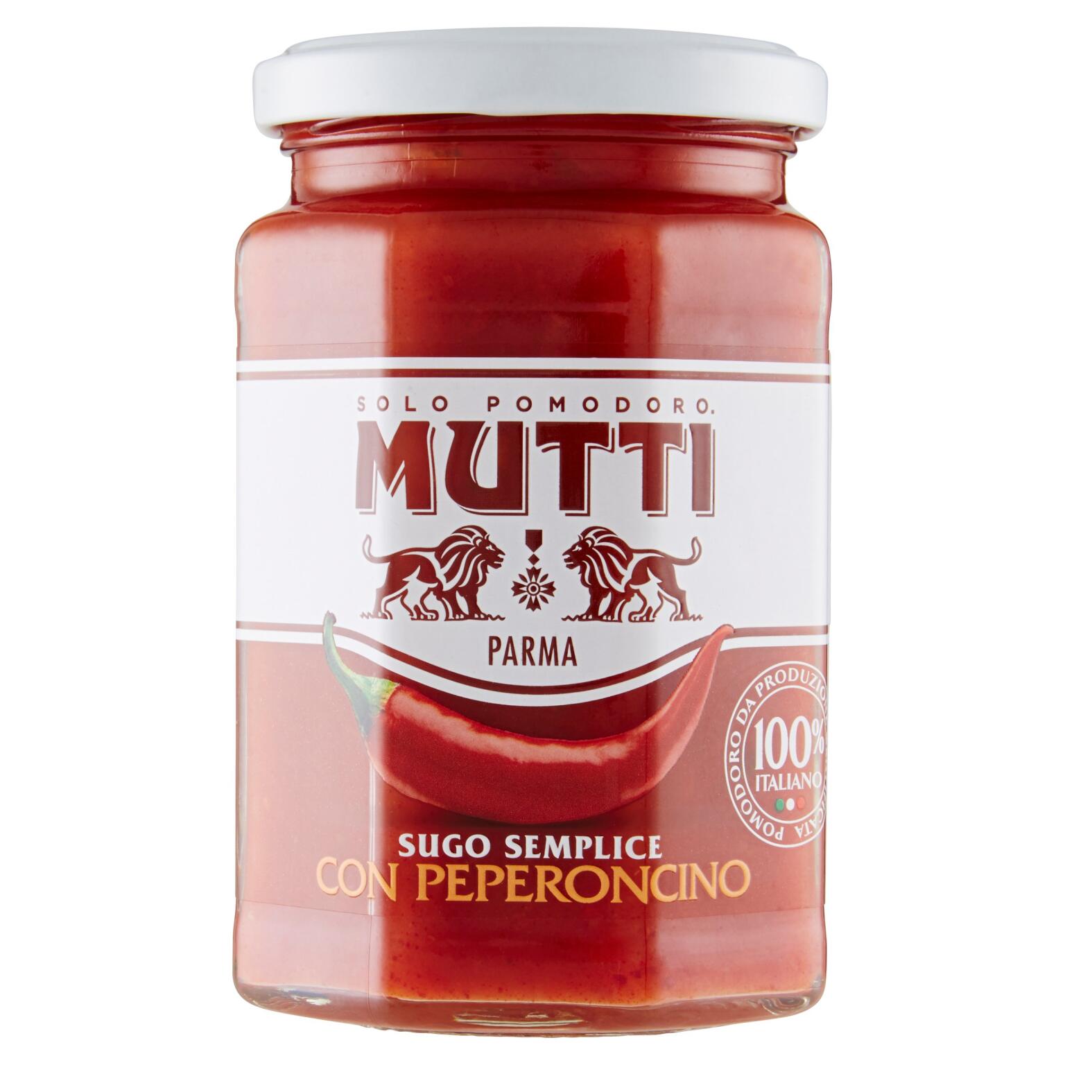 Sugo con Pomodoro Pizzuttello e con Peperoncino Calabrese 280g Mutti