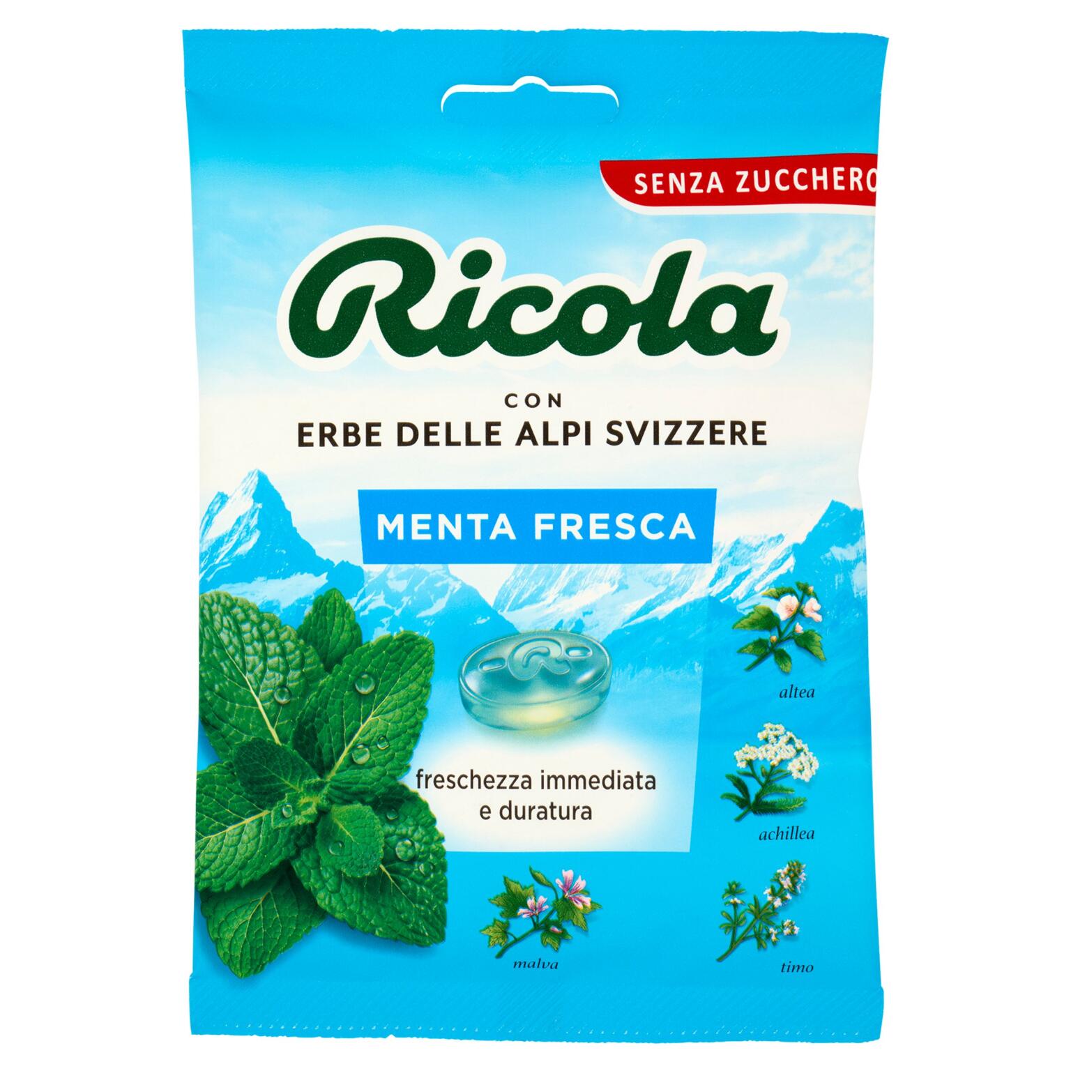 Caramelle menta fresca 70g busta