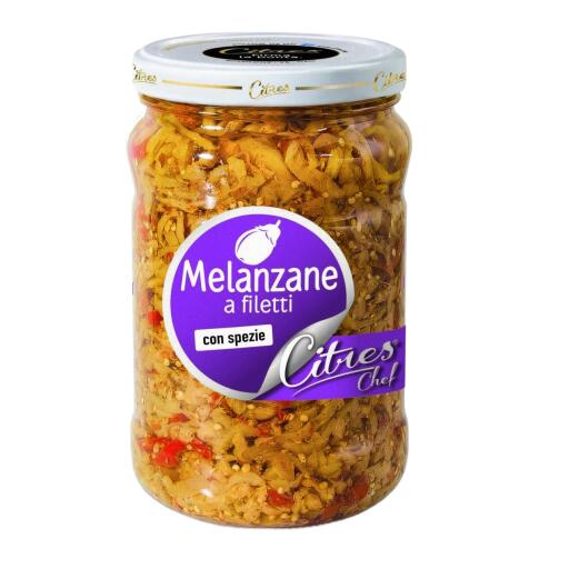 Melanzane a filetti in olio di semi di girasole 1550g Citres