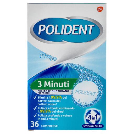 Tabs 36 compresse 3 minuti Polident