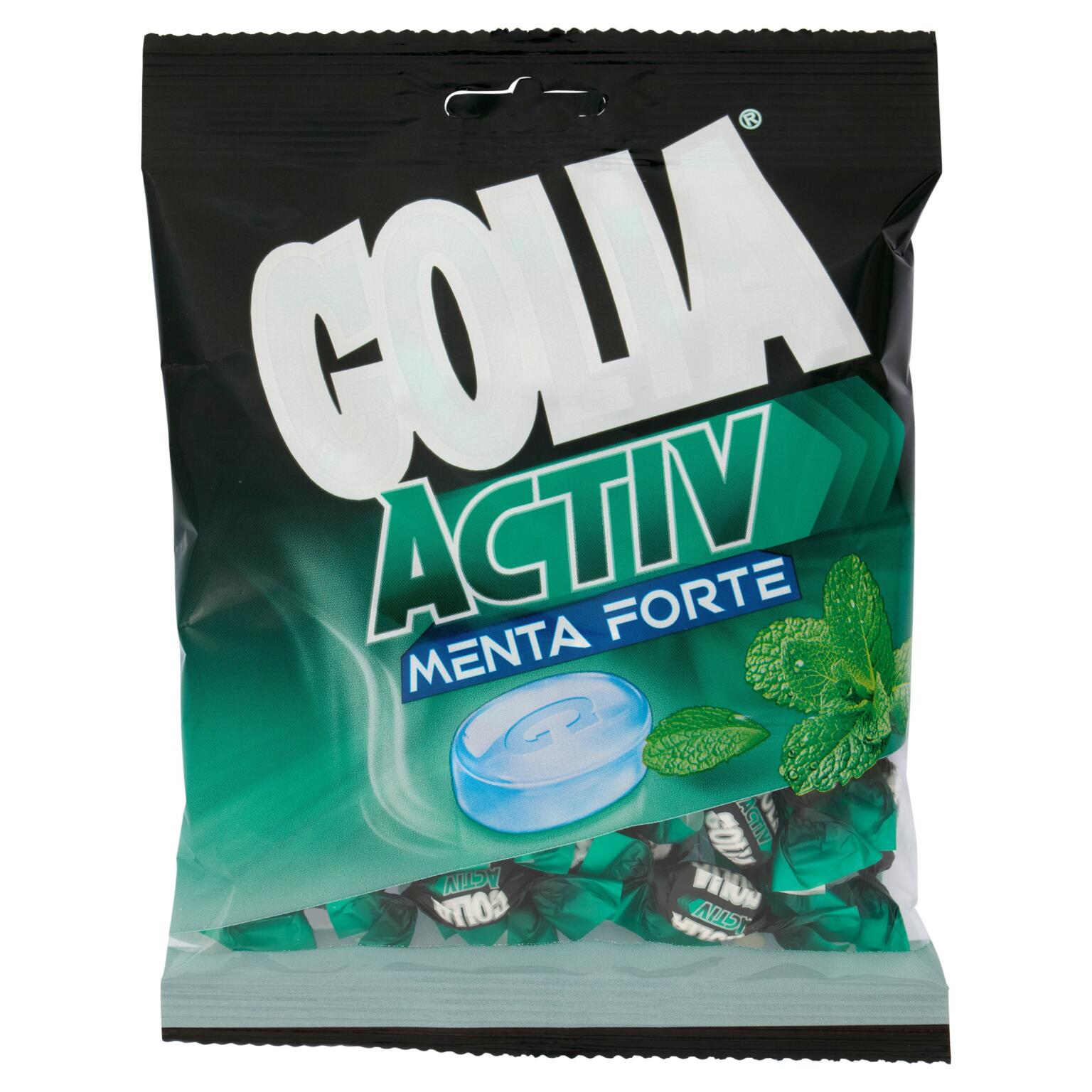 Caramelle Golia active menta forte 90g