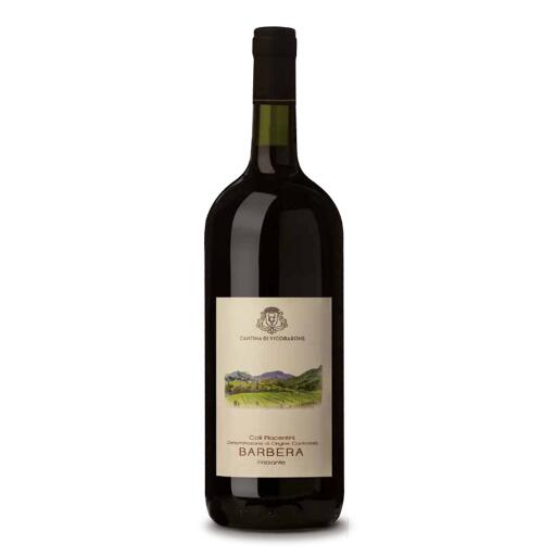 Barbera DOC colli piacentini vivace 1,5L Cantina di Vicobarone