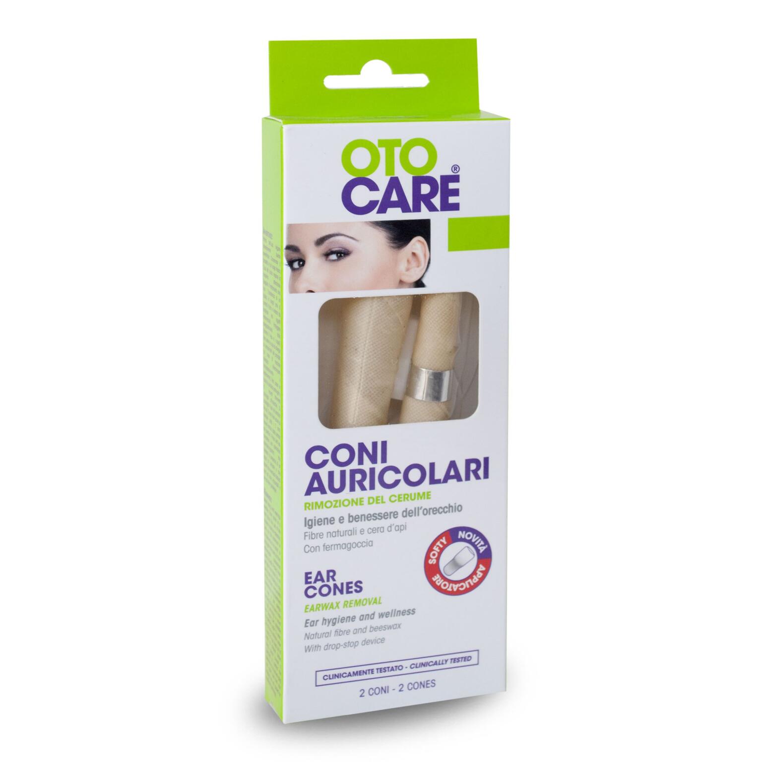 Coni pulizia orecchio 2pz Oto Care