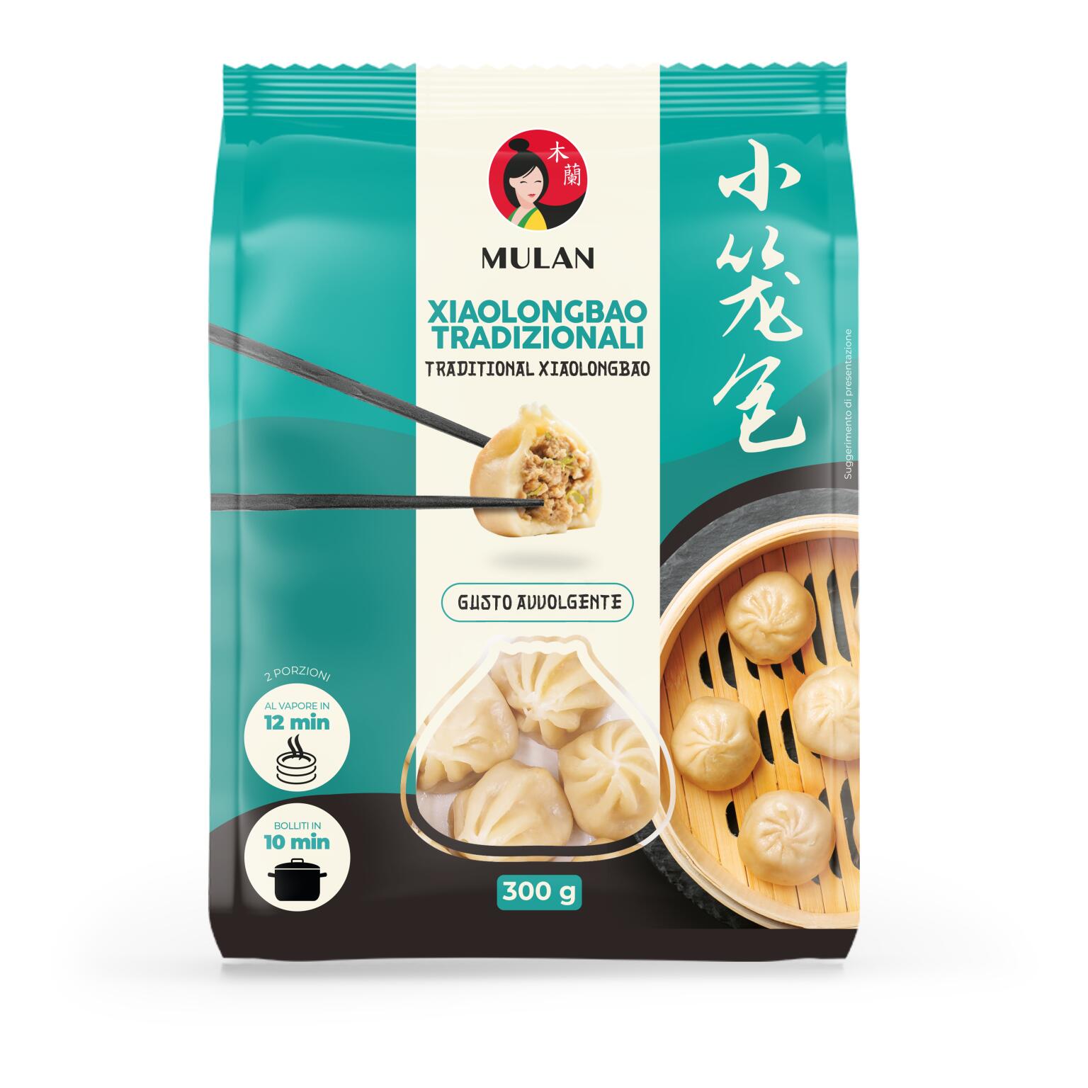 Xiaolongbao tradizionali 300g Mulan