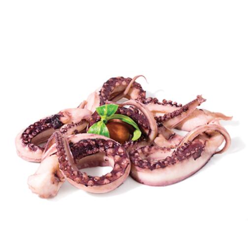 Ciuffi di totano gigante del Pacifico decongelato in salamoia