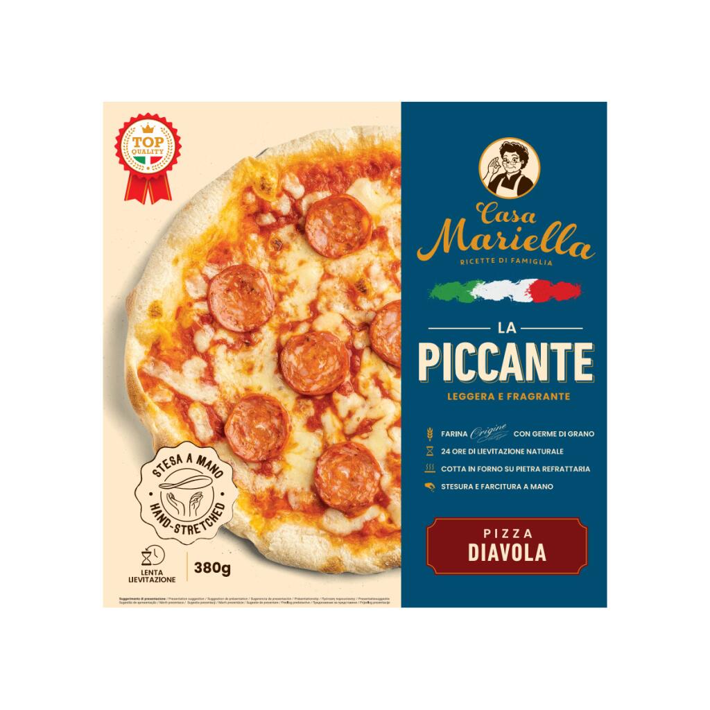 Pizza diavola 380g Casa Mariella
