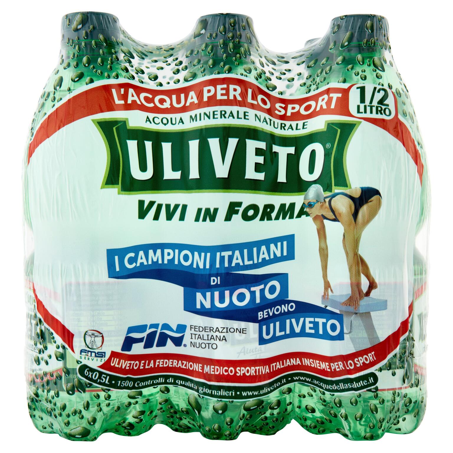 Acqua Uliveto naturale 50clx6