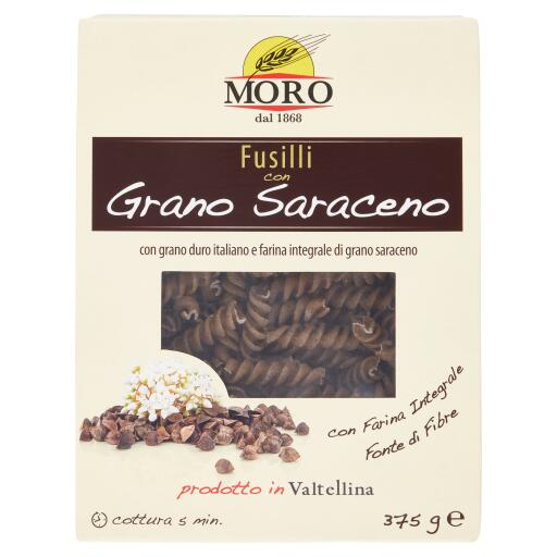 Fusilli con grano saraceno 375g Moro