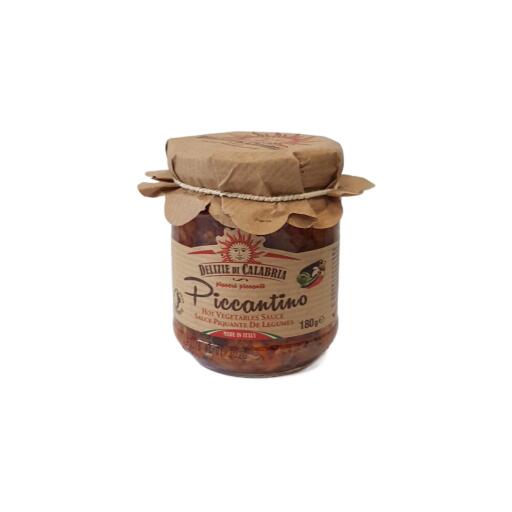 Piccantino salsa tipica calabrese Hot Vegetale 180G Delizie di Calabria
