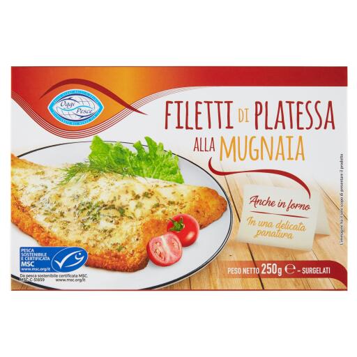 Filetto di platessa alla Mugnaia 250g Oggi Pesce