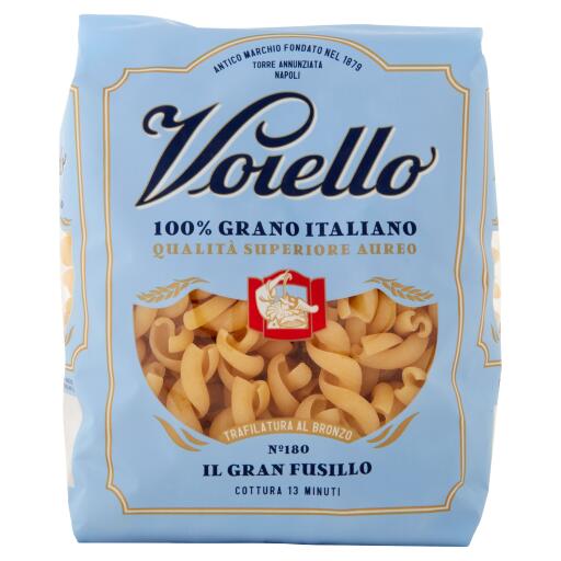 Gran fusilli pasta di semola di grano duro trafilati bronzo 500g Voiello