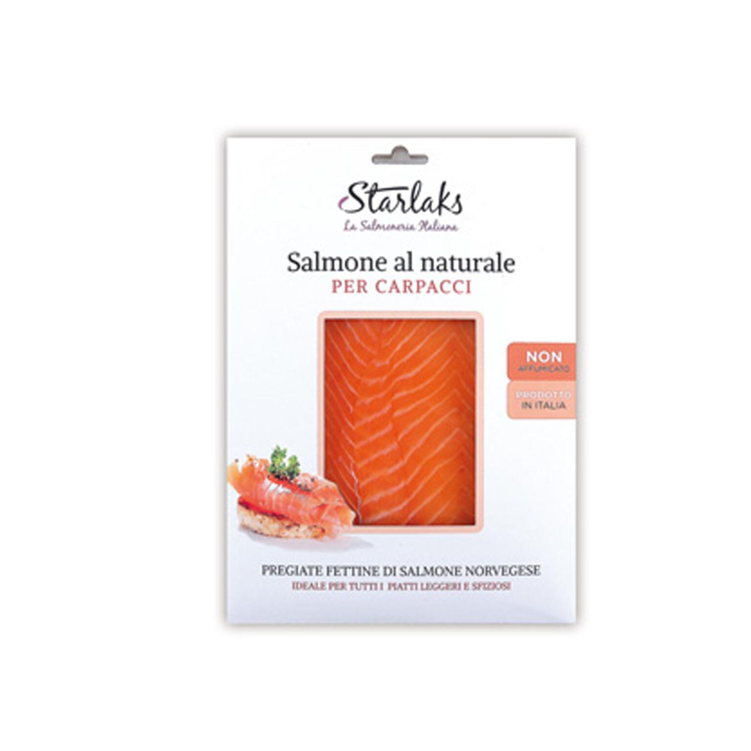 Carpaccio di salmone fetta lunga 100g Starlaks