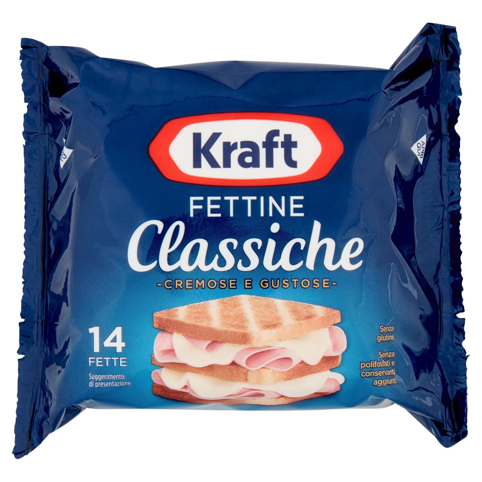 Fettine di Formaggio classiche 350g Kraft