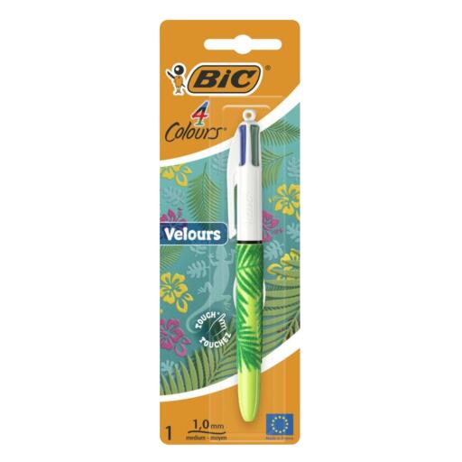 Penna a Sfera 4 Colori Velours Bic