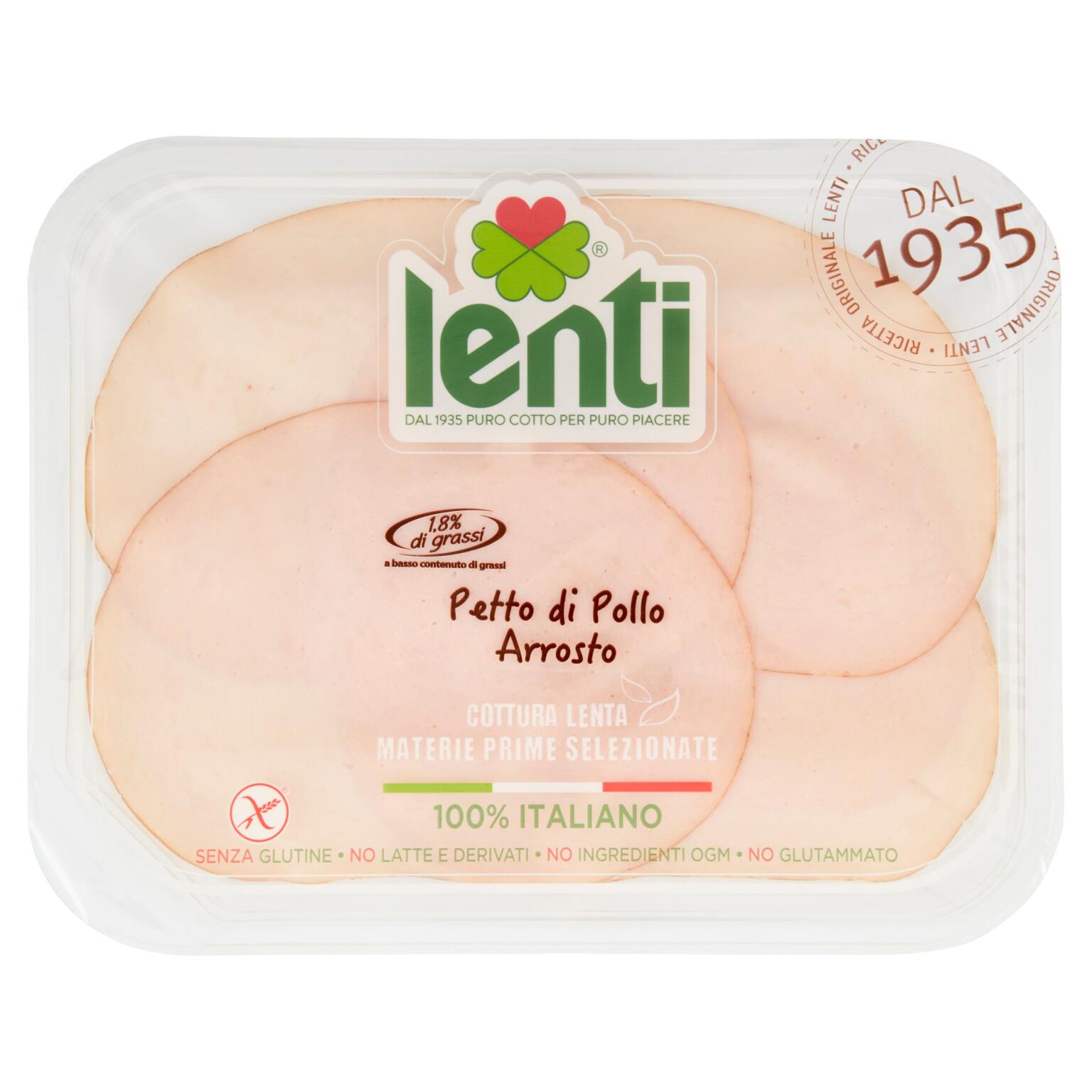 Petto di pollo arrosto italiano 100g Lenti