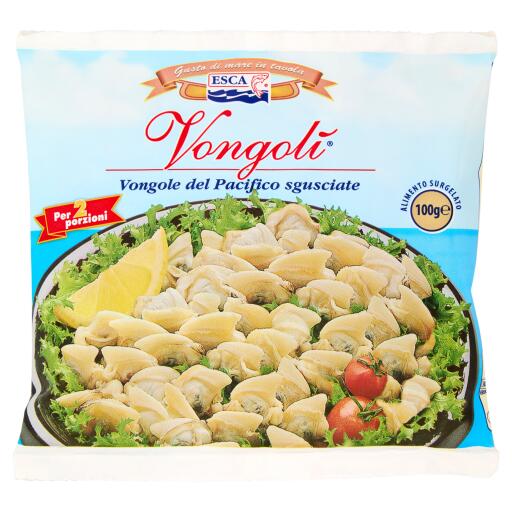 Vongole del Pacifico sgusciate 100g Vongolì Esca
