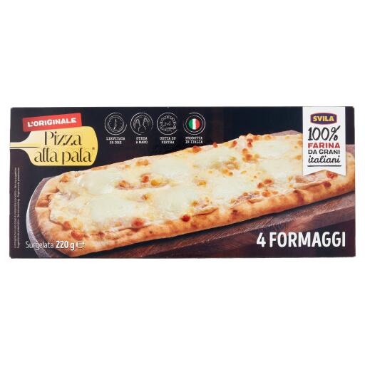 Pizza alla Pala 4formaggi 220g Svila