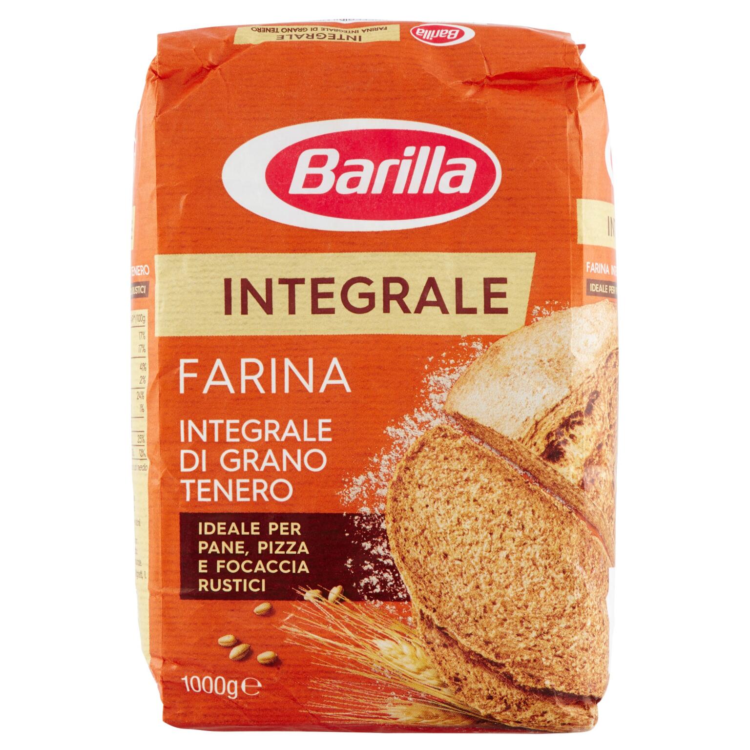 Farina integrale di grano tenero 1kg Barilla