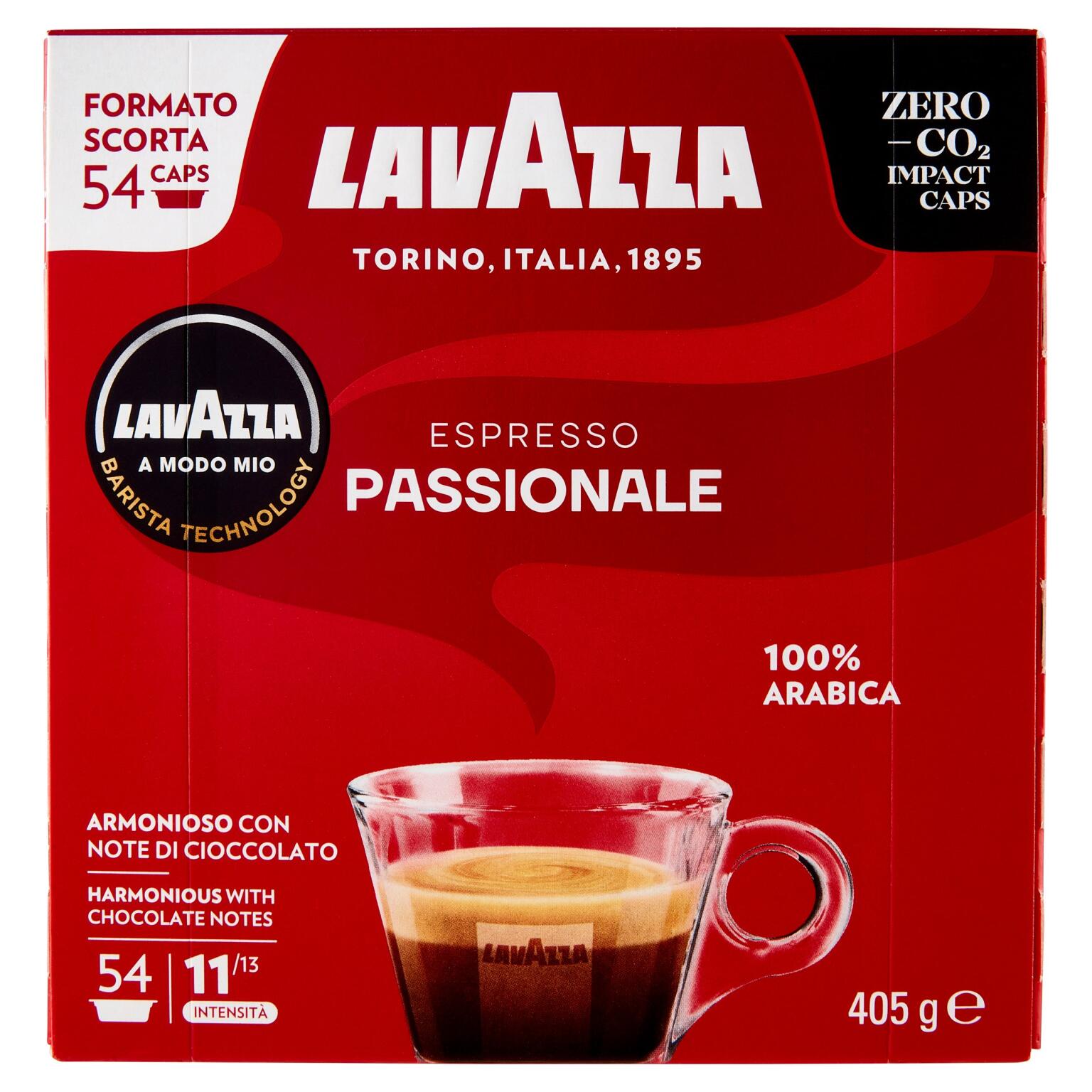 Capsule a modo mio passionale 54pezzi 405g Lavazza