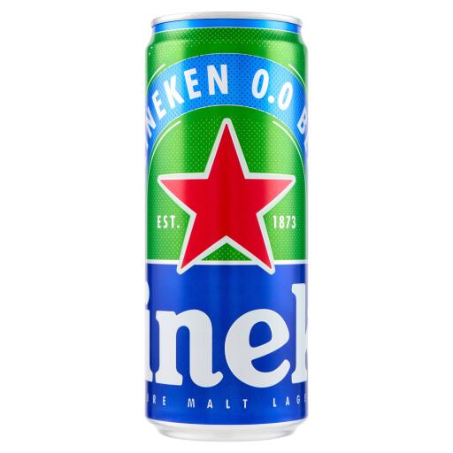 Birra Heineken analcolica 0.0 analcolica cl33 lattina
