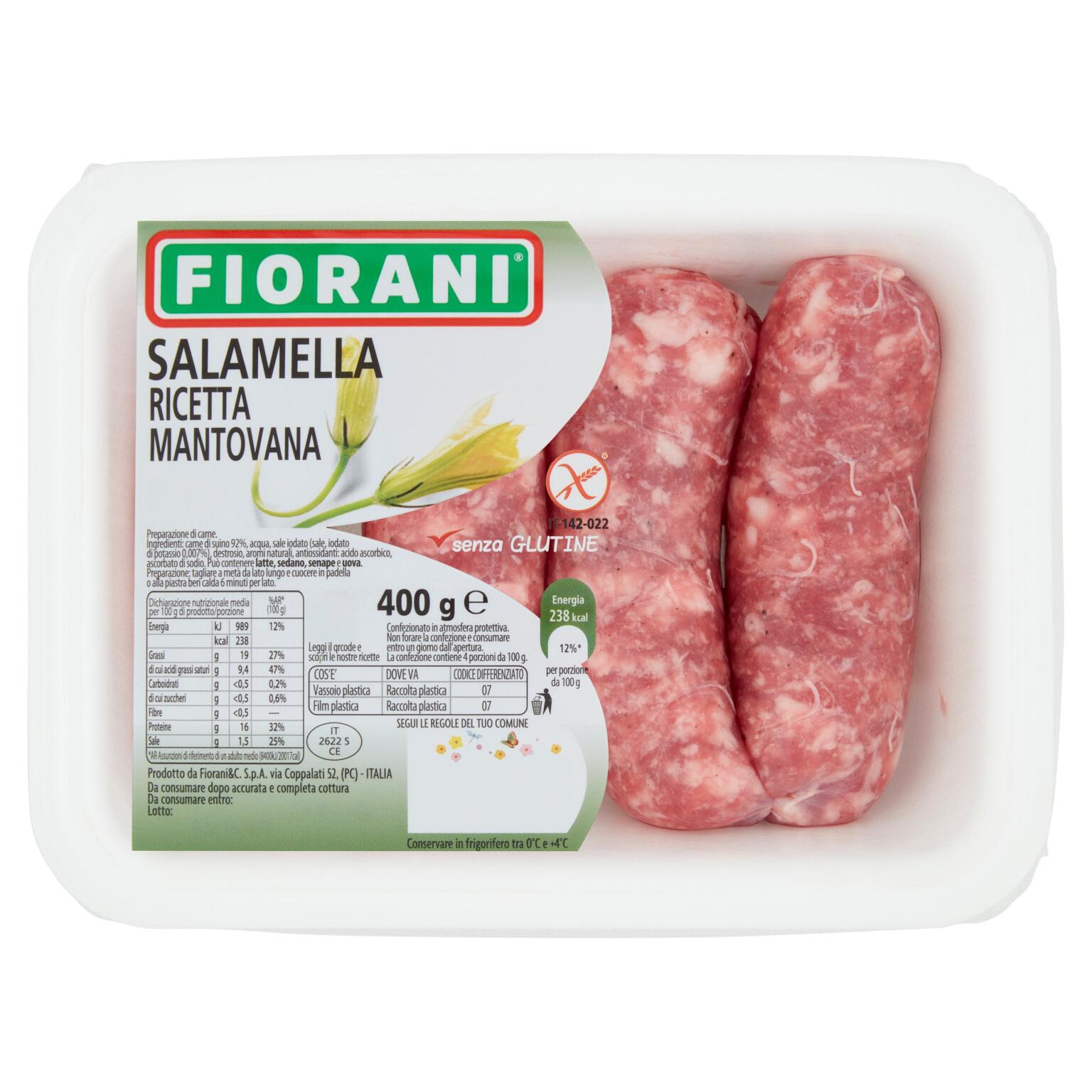 Salamella Mantovana di Suino 400g